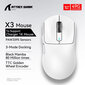 X3 Gaming Mouse Wireless ATTACK SHARK White Color 4K Returns,Bluetooth Tri-Mode Connection,PAW3395,Macro Bluetooth Mouse Gaming hinta ja tiedot | Hiiret | hobbyhall.fi