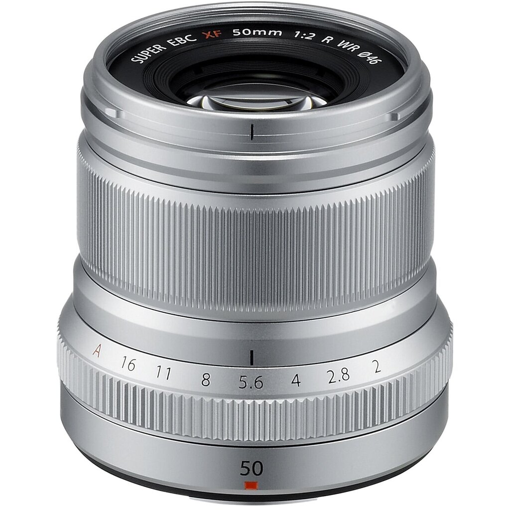 Fujifilm Fujinon XF 50mm, F2 R WR, hopea. hinta ja tiedot | Objektiivit | hobbyhall.fi