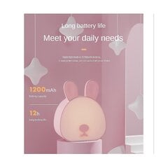 Lasten yövalo Rabbit Baby Night Lamppu Söpö koristevalaisimiin Yövalaisin-vaaleanpunainen hinta ja tiedot | Lastenhuoneen valaisimet | hobbyhall.fi