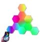 10 kpl Bluetooth Rgb Night Light App kaukosäädin Yövalo kuusikulmainen Lamppu Modulaarinen Hexagons Deco hinta ja tiedot | Lastenhuoneen valaisimet | hobbyhall.fi