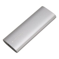 M.2 SATA SSD -kotelo USB C 3.1 10 Gbps UASP Trim Aluminium Alloy Type C SSD -kotelo 2280 2260 2242 2230 Koko NVME ja NGFF Protocol hopea väri hinta ja tiedot | Koteloiden lisätarvikkeet | hobbyhall.fi