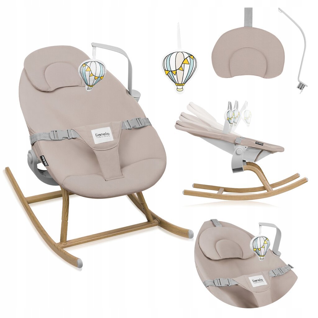 Sitteri Lionelo Dalia Rocker, Beige Sand hinta ja tiedot | Sitterit | hobbyhall.fi