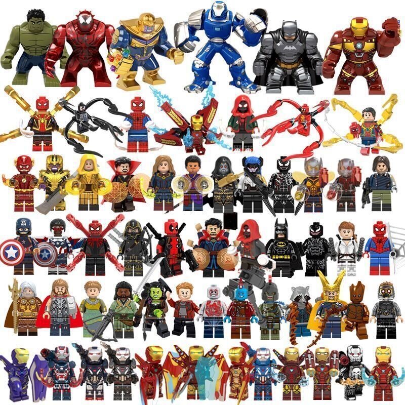 Avengers Rakennuspalikat Lelu Mies, Iron Man koottu Rakennuspalikat Lelu, Lahja pojille ja tytöille hinta ja tiedot | Poikien lelut | hobbyhall.fi