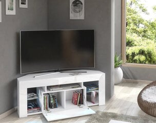 TV-pöytä Szynaka Meble Milano 05, valkoinen hinta ja tiedot | TV-tasot | hobbyhall.fi