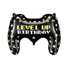 Folioilmapallo "Level up birthday" 72*52cm hinta ja tiedot | Ilmapallot | hobbyhall.fi