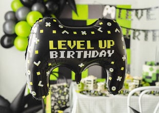 Folioilmapallo "Level up birthday" 72*52cm hinta ja tiedot | Ilmapallot | hobbyhall.fi