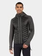 Didriksons miesten huppari ZUKO USX FULLZIP 2, hiilimusta