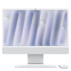 iMac 24” 4.5K Retina Nano-texture Glass, Apple M4 10C CPU, 10C GPU/16GB/256GB SSD/Silver/RUS MD3H4RU/A hinta ja tiedot | Pöytätietokoneet | hobbyhall.fi