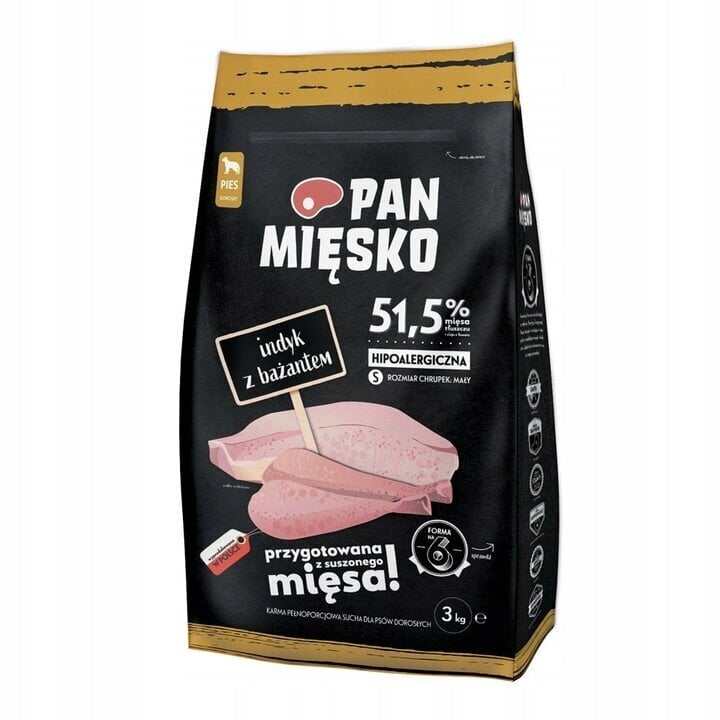 Pan Meat -kuivaruoka pienten rotujen koirille kalkkunan ja fasaanin kanssa, 9 kg hinta ja tiedot | Koiran kuivaruoka | hobbyhall.fi