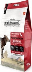 Wiejska Zagroda Monoprotein Beef -kuivaruoka koirille naudanlihalla, 12 kg hinta ja tiedot | Koiran kuivaruoka | hobbyhall.fi