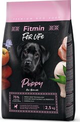 Fitmin For Life Puppy kuivaruoka kananpennuille, 2,5 kg hinta ja tiedot | Koiran kuivaruoka | hobbyhall.fi