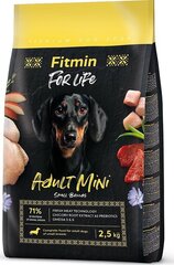 Fitmin For Life Adult Mini kuivaruoka pienikokoisille koirille, 2,5 kg hinta ja tiedot | Koiran kuivaruoka | hobbyhall.fi