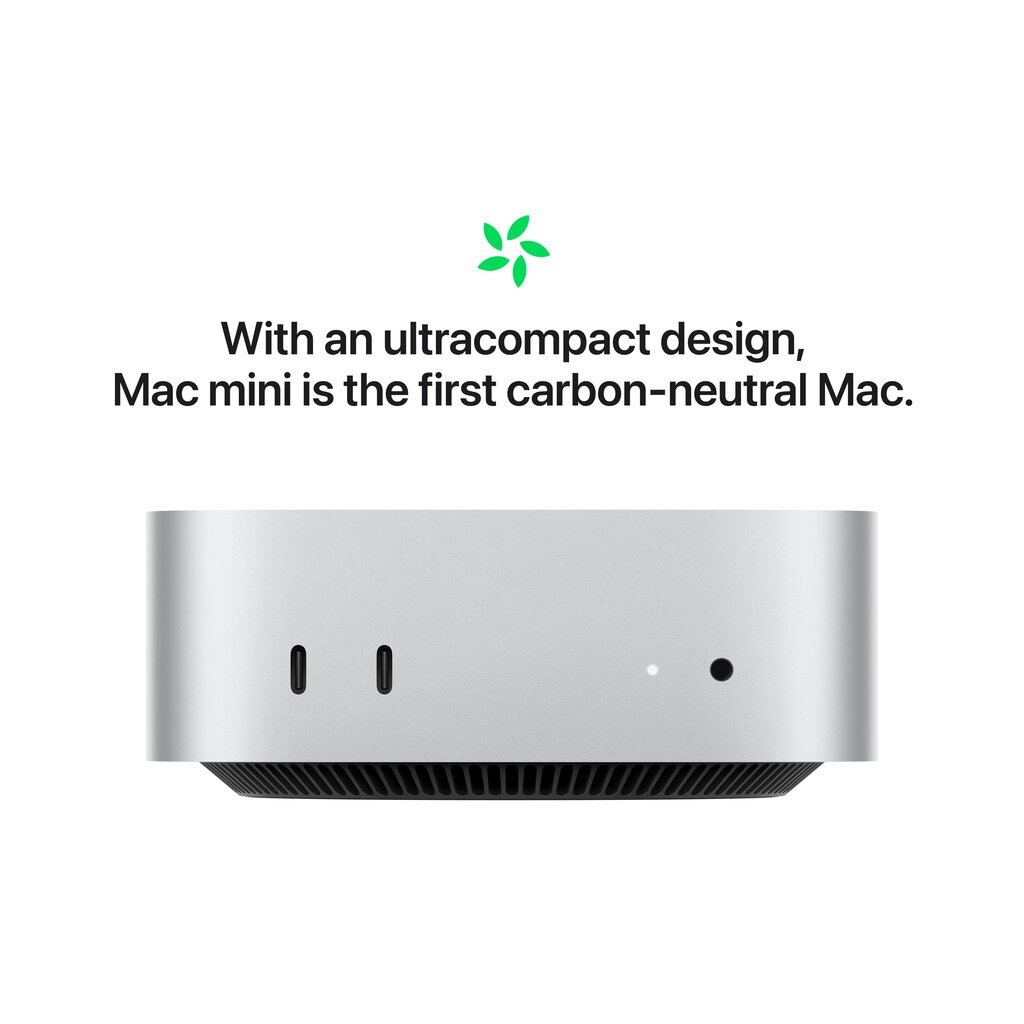 Mac mini Apple M4 10C CPU, 10C GPU/16GB/256GB SSD MU9D3ZE/A hinta ja tiedot | Pöytätietokoneet | hobbyhall.fi