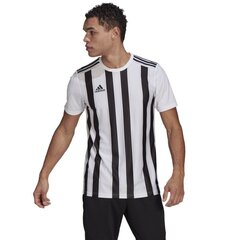 Miesten jalkapallopaita Adidas Striped 21 GV1377, valkoinen hinta ja tiedot | Jalkapallovaatteet ja -varusteet | hobbyhall.fi