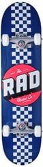 RAD Checker Stripe Skateboard 7,75", laivasto hinta ja tiedot | Skeittilaudat | hobbyhall.fi