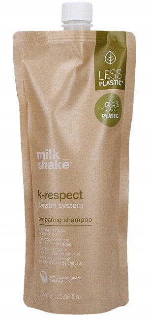 Hiusshampoo keratiinilla Milk Shake K-respect Preparing Shampoo 750 ml hinta ja tiedot | Shampoot | hobbyhall.fi