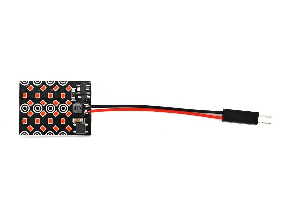 Paneeli 24 LED 12V W5W, C5W, BA9S, T10, SV8.5, T4W canbus, 1000lm punainen, 1 kpl. hinta ja tiedot | Polttimot | hobbyhall.fi