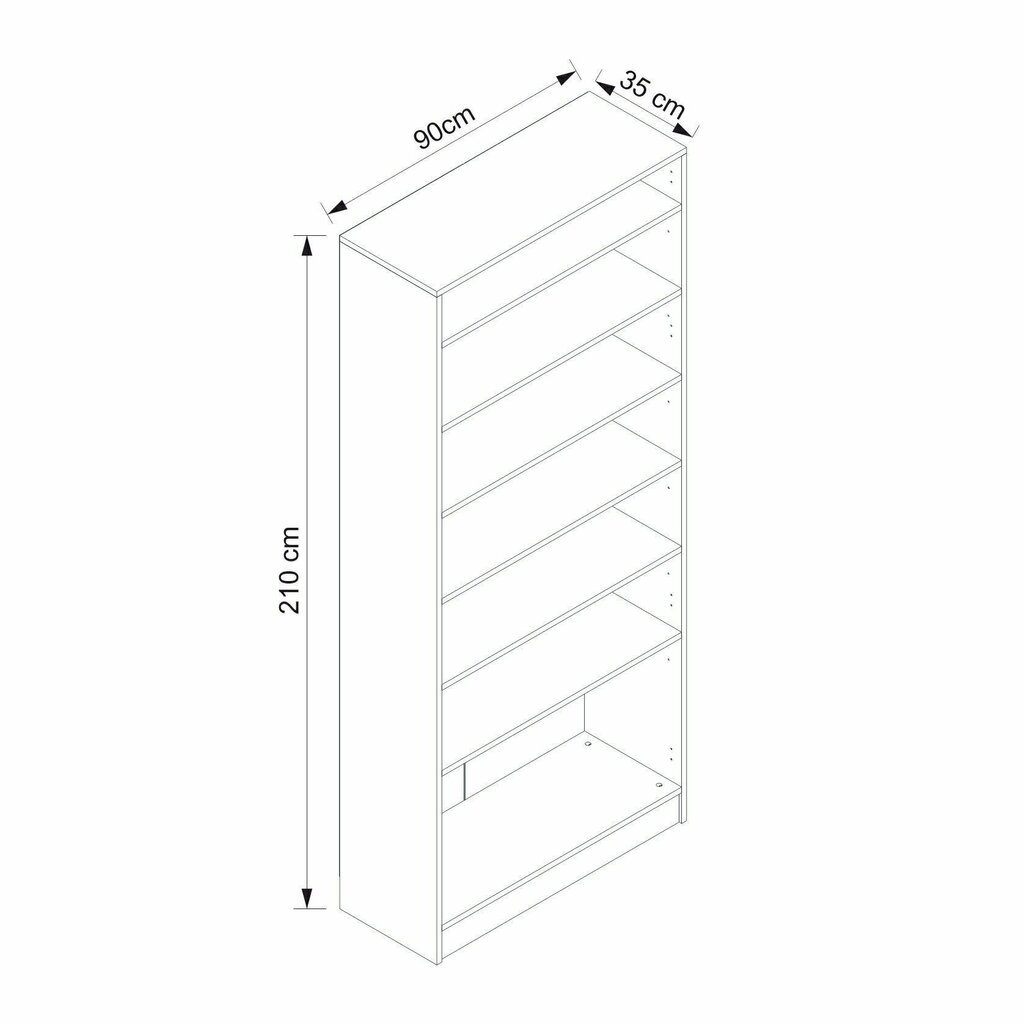 Eteisen kaappi Asir Noah 8253, valkoinen hinta ja tiedot | Eteisen kaapit | hobbyhall.fi