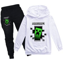 MINECRAFT Boys Girls rento huppari lenkkeilyhousut 2-osainen setti, urheilupuku 5-13-vuotiaille teini-ikäisille hinta ja tiedot | Poikien puserot, liivit ja jakut | hobbyhall.fi