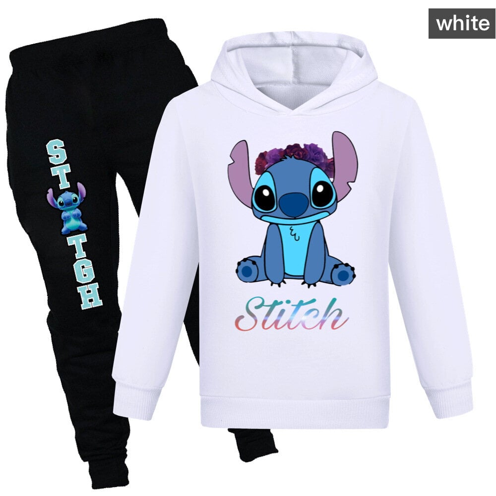 Stitch Casual -huppari lenkkeilyhousupuku, tyttöjen urheilupuku, teinien hupparit hinta ja tiedot | Miesten kerrastot | hobbyhall.fi