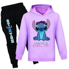 Stitch Casual -huppari lenkkeilyhousupuku, tyttöjen urheilupuku, teinien hupparit hinta ja tiedot | Miesten kerrastot | hobbyhall.fi