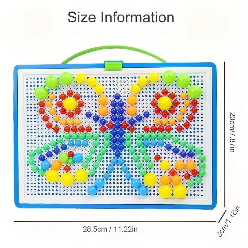 Mosaiikkipalapeli lapsille, 296 osaa hinta ja tiedot | Kehittävät lelut | hobbyhall.fi
