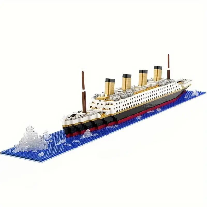 Titanicin rakennuspalikoiden setti, Smurf hinta ja tiedot | Poikien lelut | hobbyhall.fi