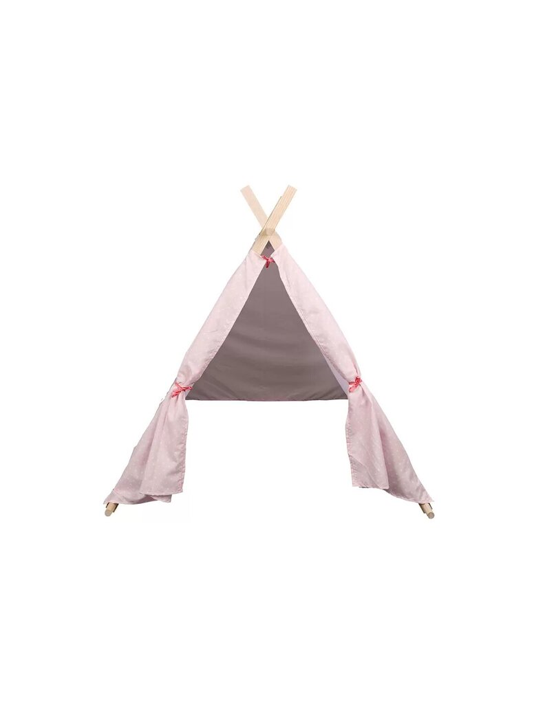 Lasten teltta puurakenteella, 115x108x105 cm hinta ja tiedot | Lasten leikkimökit ja -teltat | hobbyhall.fi