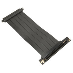 PCIE 4.0 X16 nousukaapeli nopea joustava 90 asteen oikea kulma PCIE-portti GPU-grafiikkakortin jatkokaapeli 50 cm hinta ja tiedot | Koteloiden lisätarvikkeet | hobbyhall.fi