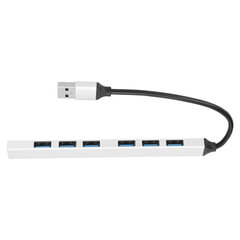 7-porttinen USB-keskitin alumiiniseos 5 Gbps 1 USB3.0 6 USB2.0 yksinkertainen muotoilu moniporttinen USB-keskittimen jakaja hinta ja tiedot | Koteloiden lisätarvikkeet | hobbyhall.fi