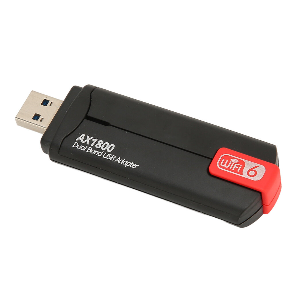 USB-WiFi-sovitin 1800Mbps vakaa signaali USB3.0 MU MIMO-tekniikka WIFI6 langaton Internet-kortti kotitoimistoon hinta ja tiedot | Koteloiden lisätarvikkeet | hobbyhall.fi