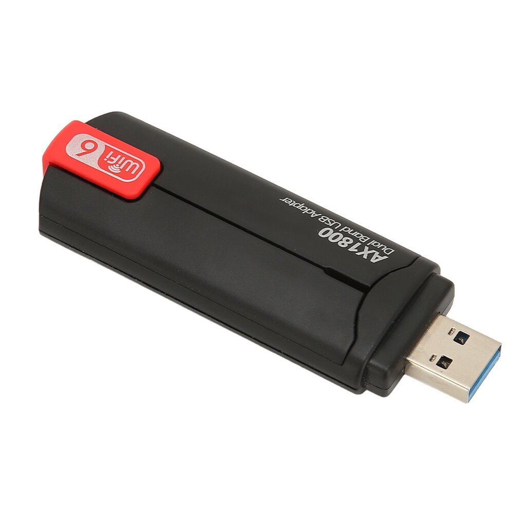 USB-WiFi-sovitin 1800Mbps vakaa signaali USB3.0 MU MIMO-tekniikka WIFI6 langaton Internet-kortti kotitoimistoon hinta ja tiedot | Koteloiden lisätarvikkeet | hobbyhall.fi