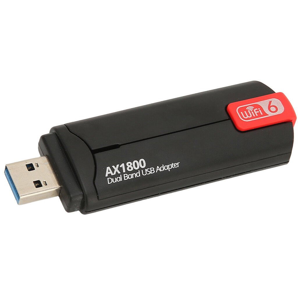 USB-WiFi-sovitin 1800Mbps vakaa signaali USB3.0 MU MIMO-tekniikka WIFI6 langaton Internet-kortti kotitoimistoon hinta ja tiedot | Koteloiden lisätarvikkeet | hobbyhall.fi