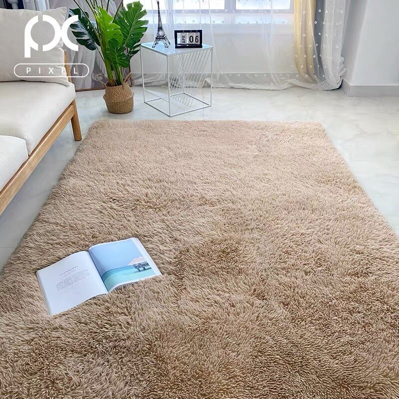 (Beige-50x80cm) Shaggy Matot Matot olohuoneeseen Makuuhuoneeseen Pehmeä pörröinen sumea alueen matto lapsille Vauvan päiväkoti Moderni sisätilojen pehmomatto hinta ja tiedot | Isot matot | hobbyhall.fi