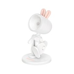 Led Student Söpö yövalo, Mini Rabbit Dinosaur -lukupöytälamppu, matkapuhelinteline hinta ja tiedot | Lastenhuoneen valaisimet | hobbyhall.fi