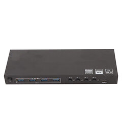 USB KVM -kytkin 8 porttia 4 USB3.0 18Gbps 4K 60Hz 2K 120Hz HDCP 2.2 HD KVM -kytkin näppäimistöhiiritietokoneelle 100-240V US Plug hinta ja tiedot | Koteloiden lisätarvikkeet | hobbyhall.fi