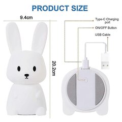 Lasten yövalo Söpö pupu yövalo lahjat lapsille lastenhuoneen vauvan makuuhuoneen taapero teinityttöjen kawaii-huoneen sisustus hinta ja tiedot | Lastenhuoneen valaisimet | hobbyhall.fi