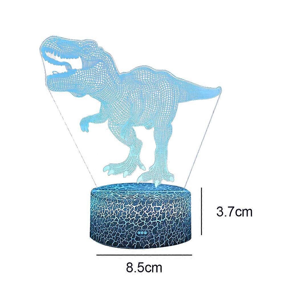 Dinosaur-sarjan värikäs 3D-yövalo luova lahjapöytävalaisin hinta ja tiedot | Lastenhuoneen valaisimet | hobbyhall.fi