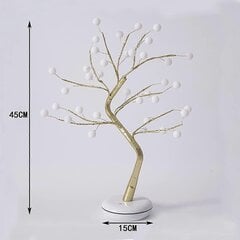 Tree Light Lämmin valkoinen LED-polttimot USB-koristeellinen bonsai-puuvalot sisätilojen joulukoristukseen Kotijuhla-hääsisustus (45cm/1,5ft) hinta ja tiedot | Lastenhuoneen valaisimet | hobbyhall.fi