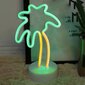 Cactus Neon Wall lastenhuone Paristokäyttöinen pöytäkehys USB-virtalähteellä toimiva yövalo kodin sisustus kookospähkinä hinta ja tiedot | Lastenhuoneen valaisimet | hobbyhall.fi