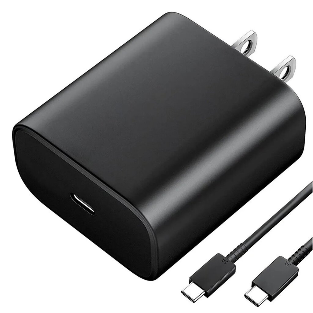 Latauslohko ja johto 45W Black Type C Ultranopea lataus puhelinlaturi Samsung S22Ultra US Plug hinta ja tiedot | Puhelimen laturit | hobbyhall.fi