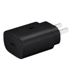 Type C Laturi 25W PD USB C -seinälaturi Supernopea latauslohko Samsung Note10 S20 US Plug Black hinta ja tiedot | Puhelimen laturit | hobbyhall.fi