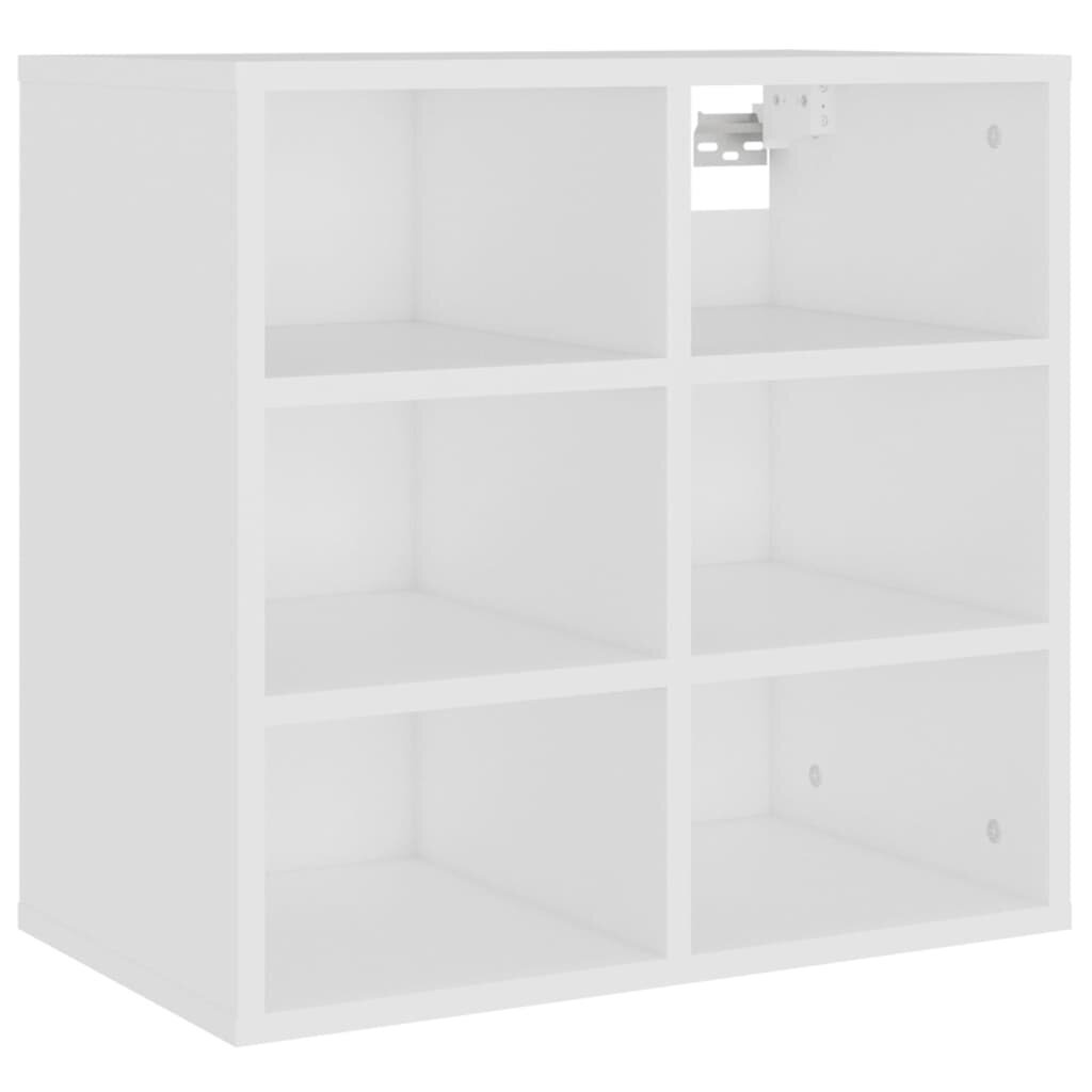 vidaXL Kenkäkaappi valkoinen 52,5x30x50 cm hinta ja tiedot | Olohuoneen kaapit ja lipastot | hobbyhall.fi