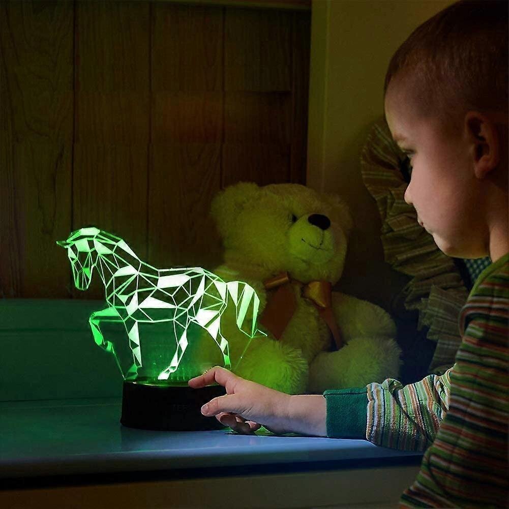 3D Illusion Night Light Lyhty lapsille Lasten syntymäpäivälahja hinta ja tiedot | Lastenhuoneen valaisimet | hobbyhall.fi