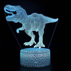 3D Dinosaur -sarjan värikäs pöytälamppu luova lahja hinta ja tiedot | Lastenhuoneen valaisimet | hobbyhall.fi