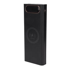 8x21700 akun virtapankkikotelo Pikalataus 22,5 W DIY Power Bank Box 15 W langaton lataus 21700 akkukotelo musta hinta ja tiedot | Puhelimen laturit | hobbyhall.fi