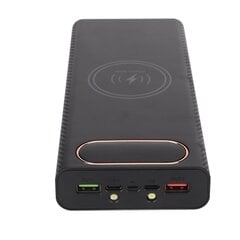 8x21700 akun virtapankkikotelo Pikalataus 22,5 W DIY Power Bank Box 15 W langaton lataus 21700 akkukotelo musta hinta ja tiedot | Puhelimen laturit | hobbyhall.fi