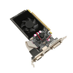 GT210 Grafiikkakortti 512M DDR3 64BIT Pöytänäytönohjain HD Multimedia Interface DVI VGA Video Game Graphics Card Chip GT210 512M DDR3 hinta ja tiedot | Koteloiden lisätarvikkeet | hobbyhall.fi