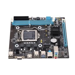 H81 Gaming Emolevy Dual Channel DDR3 M.2 NVMe NGFF SATA 6Gb/s PCIe Slot LGA 1150 Micro ATX PC Emolevy Core hinta ja tiedot | Koteloiden lisätarvikkeet | hobbyhall.fi