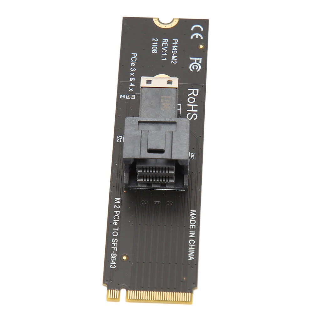 M.2 PCIE 4.0 - SFF8643 U2 -sovitin M.2 NVME - SFF 8643 -sovitin SFF8643 - SFF8639 -sovitinkaapelilla hinta ja tiedot | Koteloiden lisätarvikkeet | hobbyhall.fi